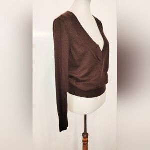 SUPER FINE DARK CHOCOLATE SWEATER